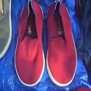 Rothy's Vibrant Red Slip-On Shoes